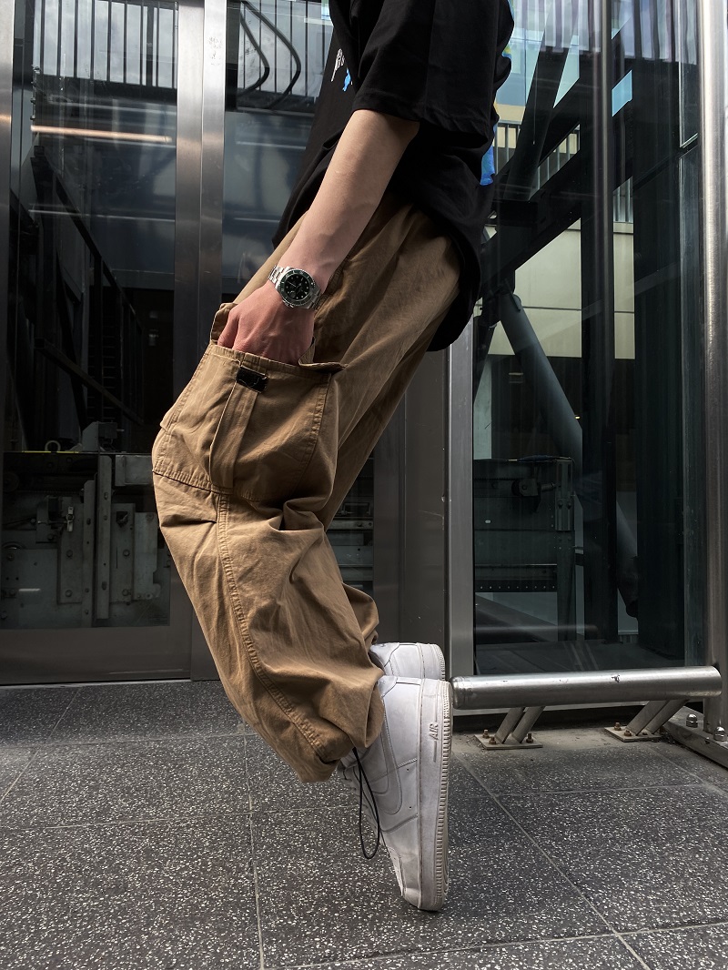 Ayarlanabilir Paça Kahverengi Baggy Jean Ayarlanabilir Paça Kahverengi Baggy Jean
