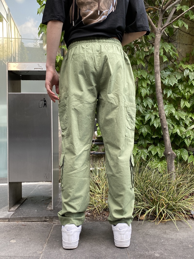 Fermuar Detaylı Haki Oversize Pantolon Fermuar Detaylı Haki Oversize Pantolon