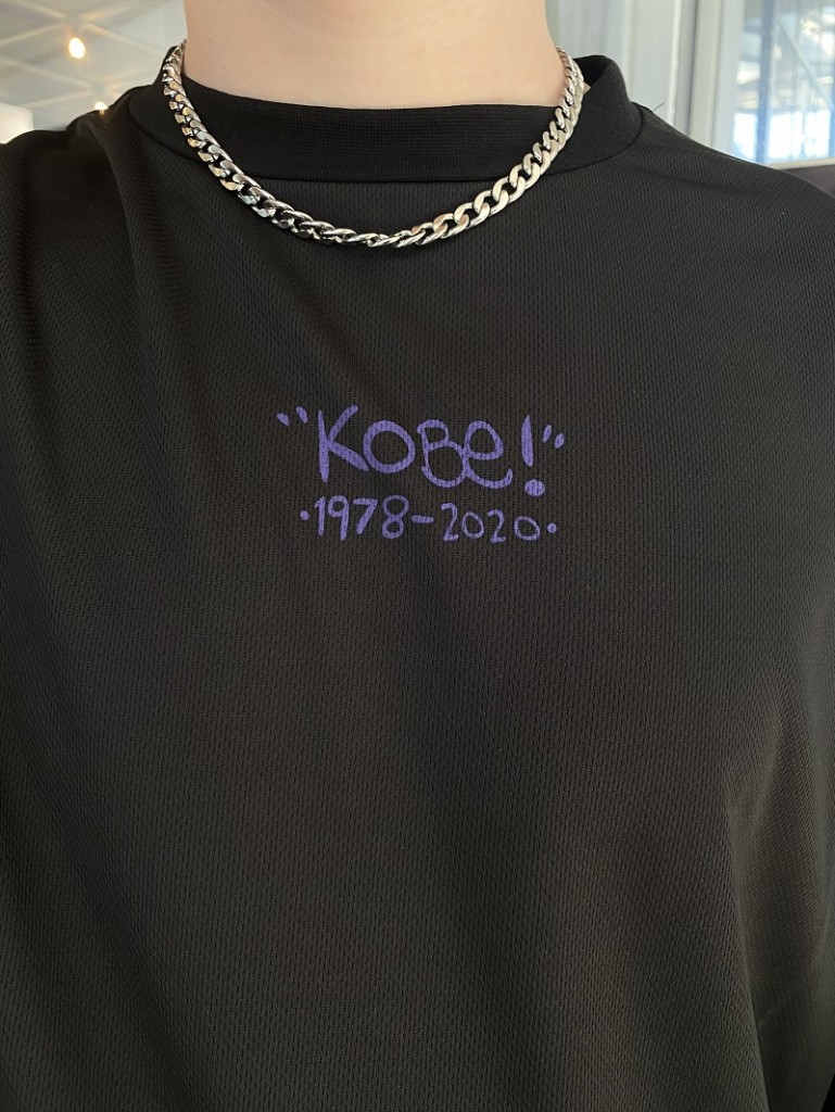 Kobe Siyah Oversize Erkek Tişört