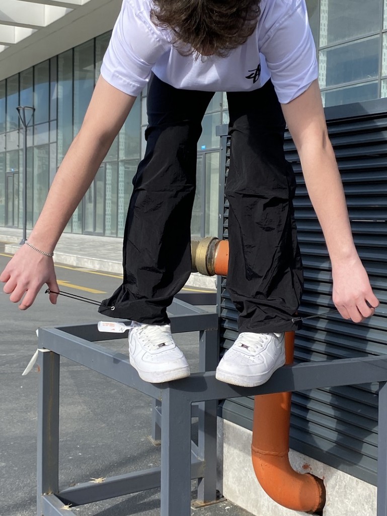 Paraşüt Kumaş Siyah Baggy Paraşüt Kumaş Siyah Baggy