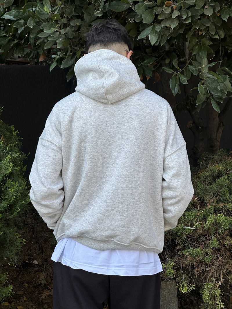 Taşlı Gri Oversize Zip Hırka Taşlı Gri Oversize Zip Hırka