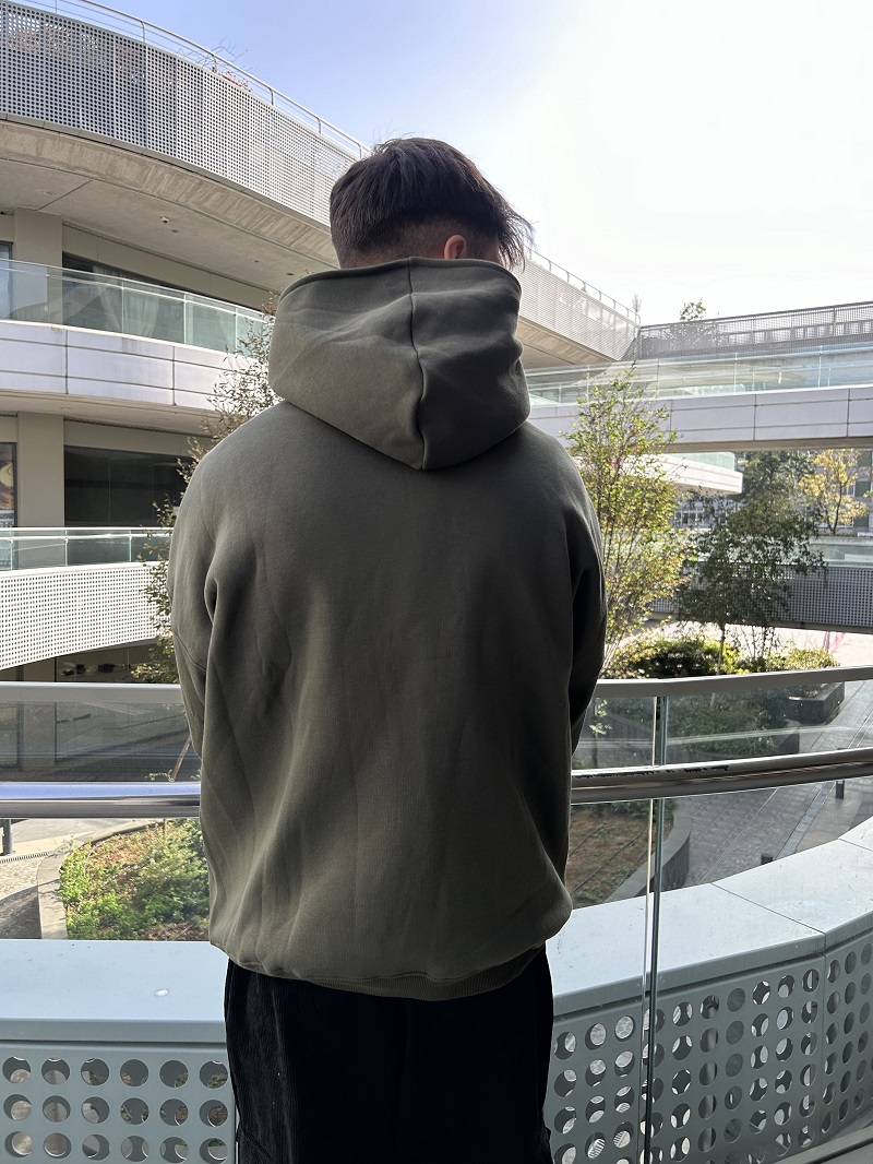 Taşlı Hakı Oversize Zip Hırka Taşlı Hakı Oversize Zip Hırka