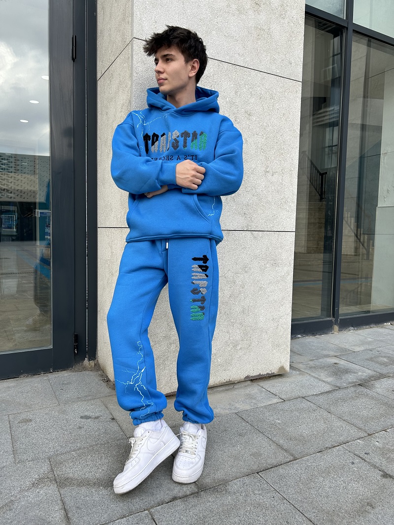TRAPSTAR Mavi Oversize Eşofman Takımı TRAPSTAR Mavi Oversize Eşofman Takımı